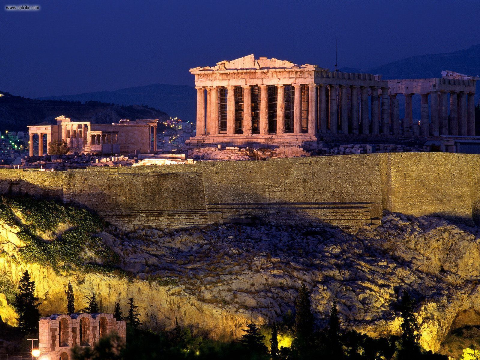 Acropolis Of Athens - HD Wallpaper 