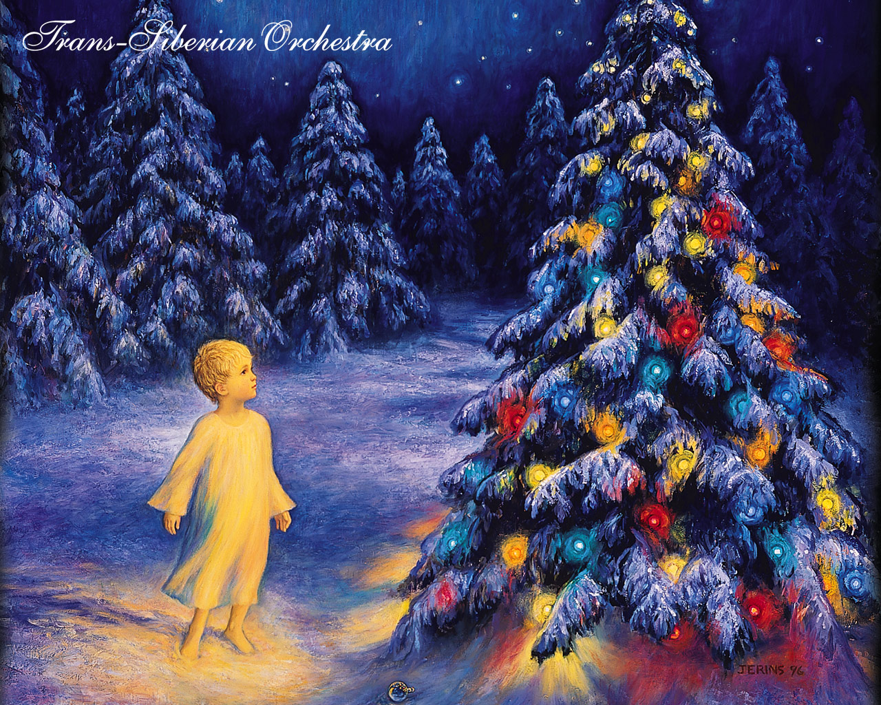 Christmas Scene - Trans Siberian Orchestra Christmas Eve And Other Stories - HD Wallpaper 