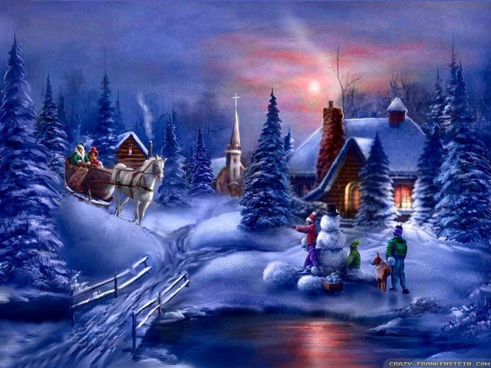 Msn Wallpapers And Screensavers Holiday - Christmas Wallpaper Hd - HD Wallpaper 