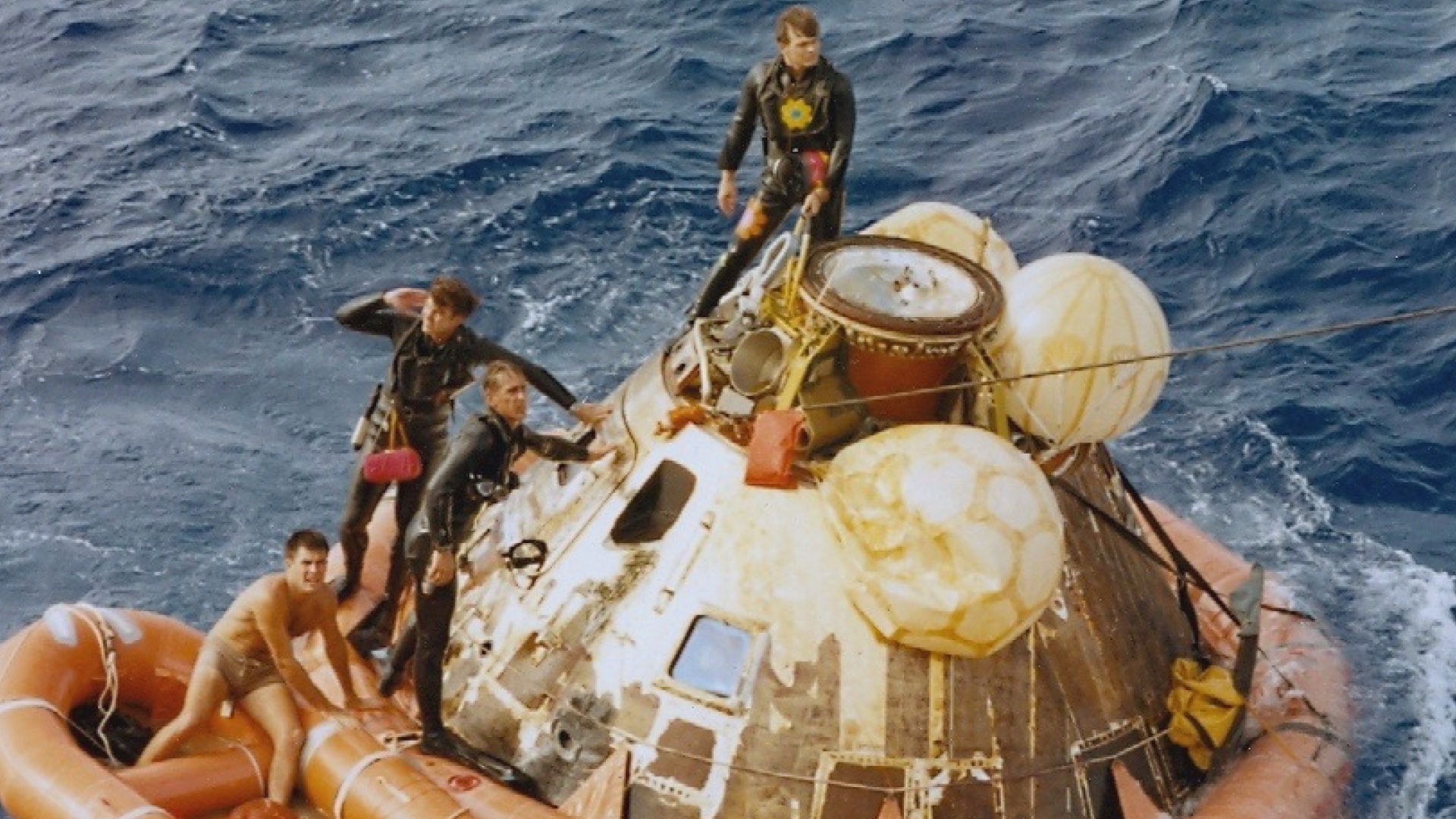 Apollo11 Landing Back On Earth - HD Wallpaper 