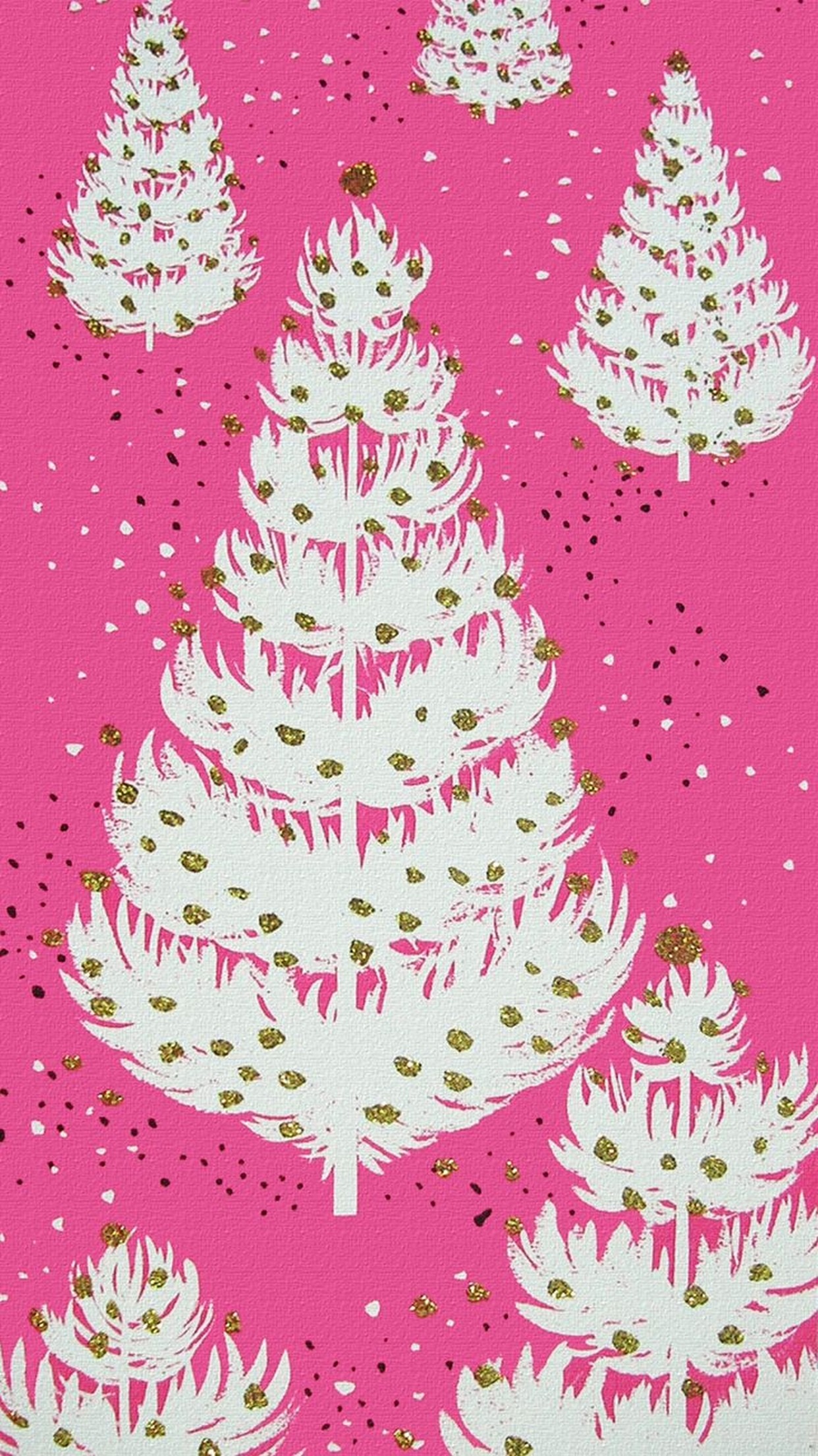 Pink Christmas Background Iphone - HD Wallpaper 