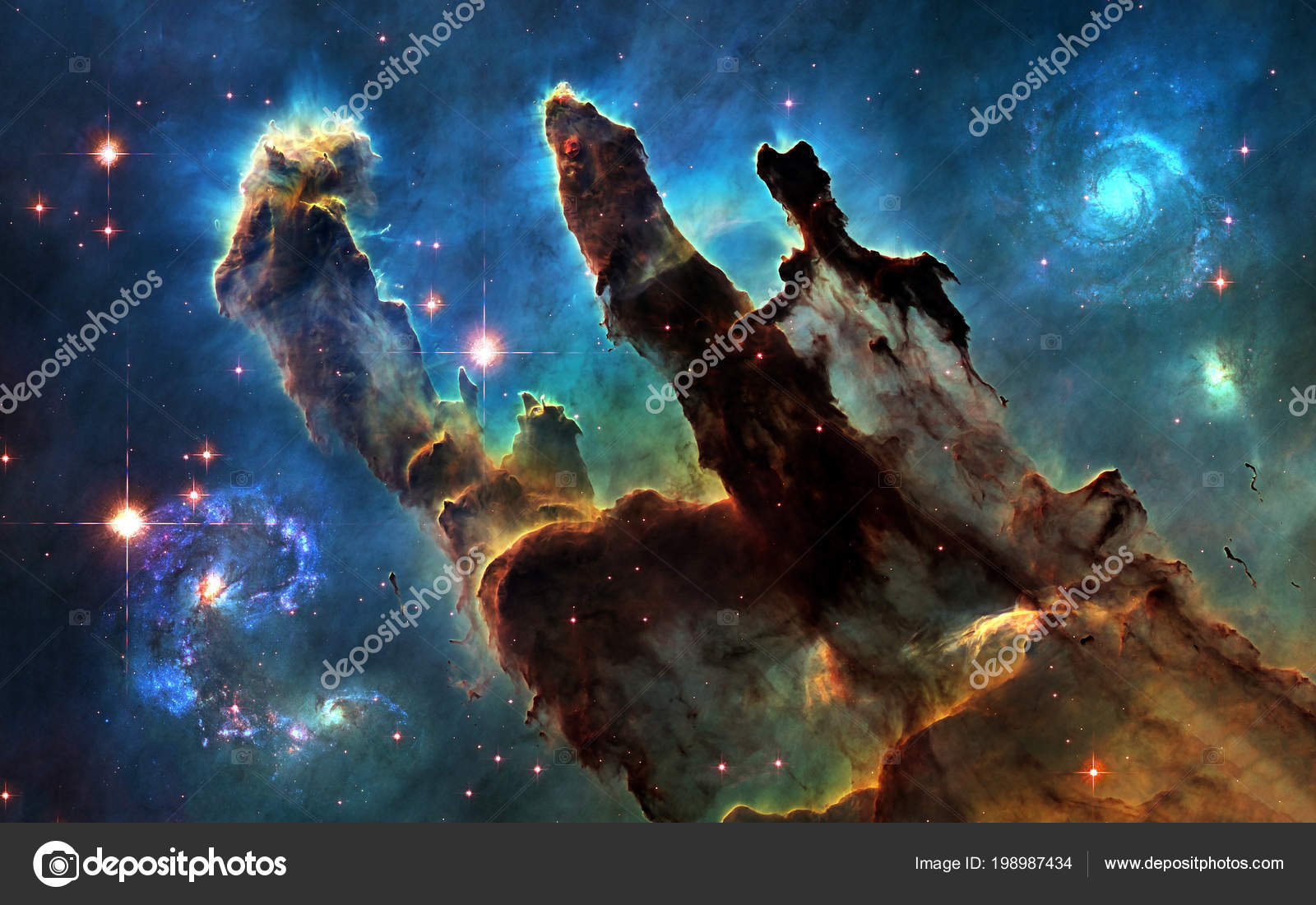 Les Piliers De La Création - HD Wallpaper 