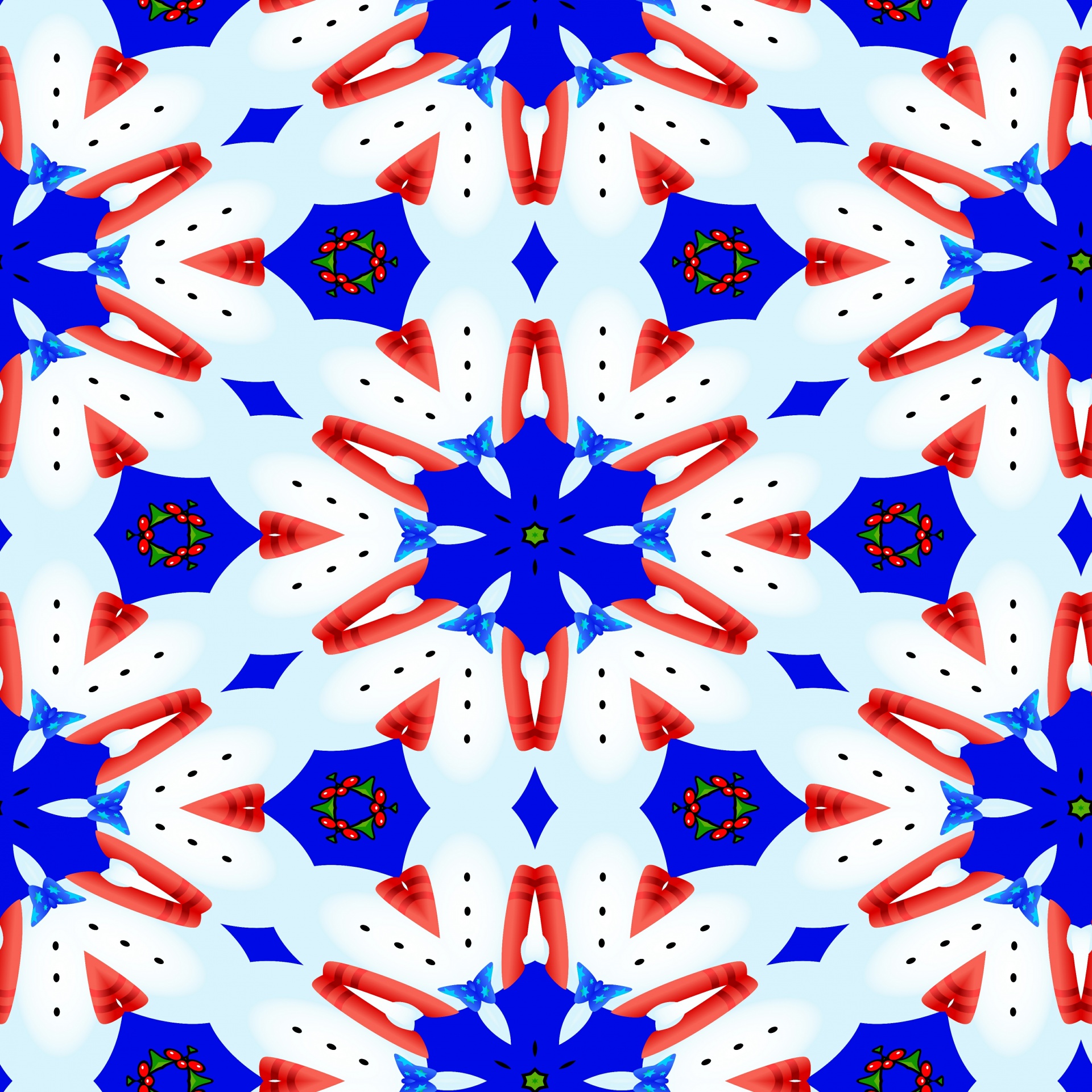 Christmas Holidays Seamless Free Photo - Circle - HD Wallpaper 