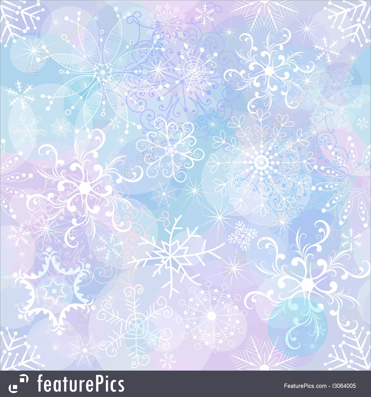 Seamless Gentle Christmas Pattern With Chaotic Snowflakes - Purple Turquoise And Pink Snowflake - HD Wallpaper 