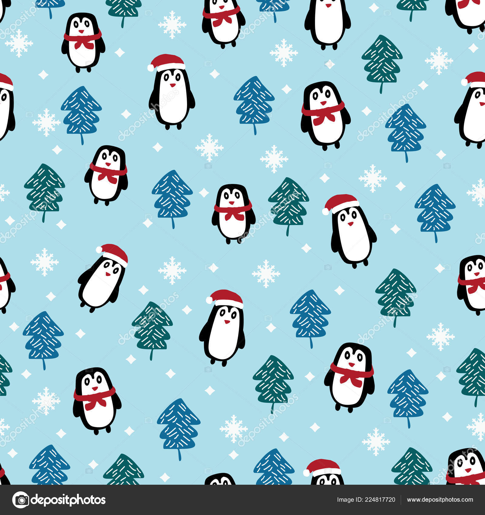 Penguin Cartoon Background - HD Wallpaper 