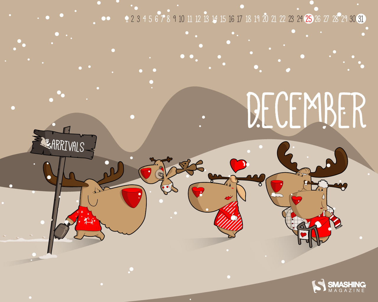 Cute Wallpapers Christmas For Pc - HD Wallpaper 