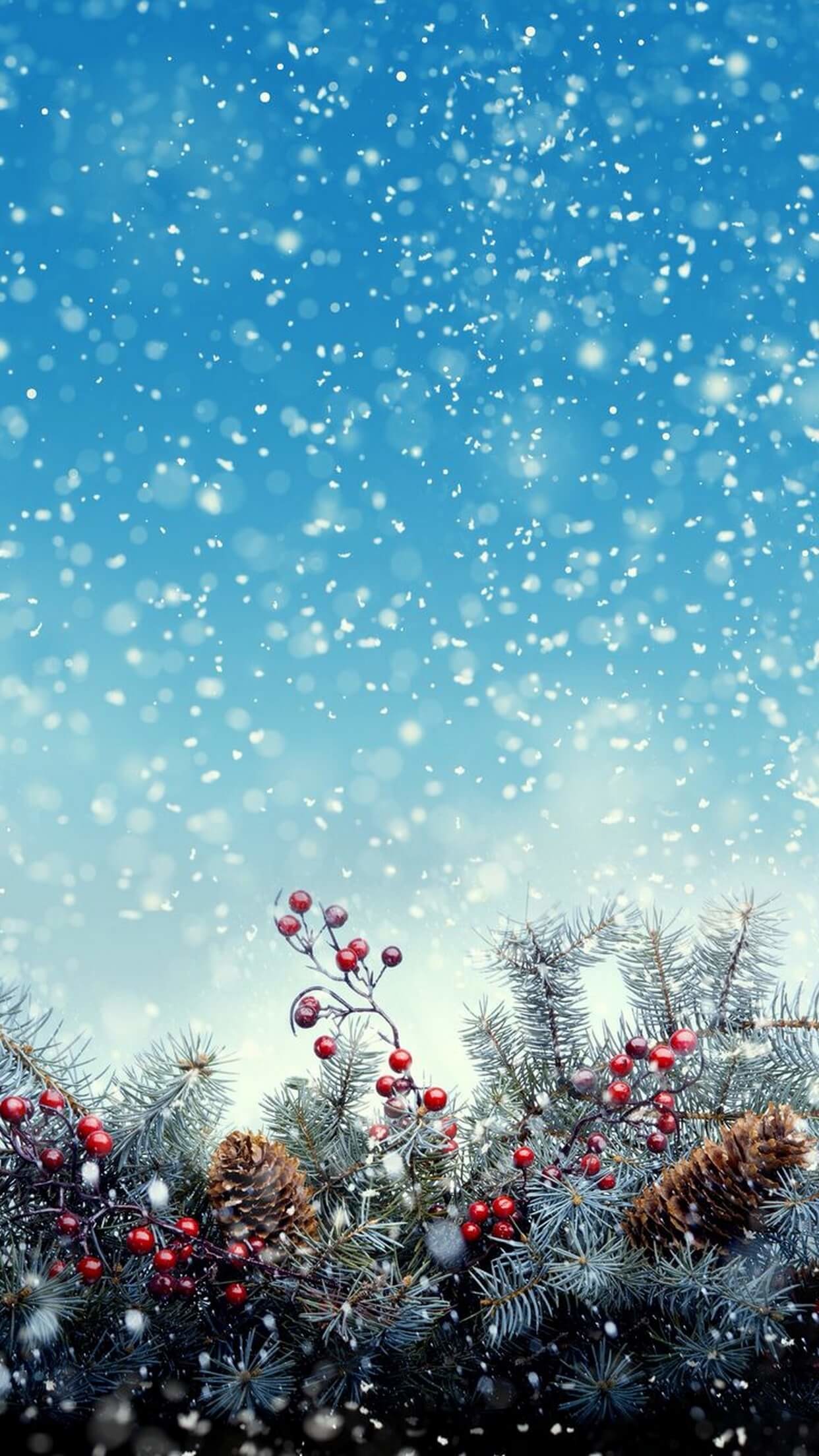 1242x2208, Christmas Snowfall 
 Data Id 340831 
 Data - Christmas Wallpaper Iphone - HD Wallpaper 