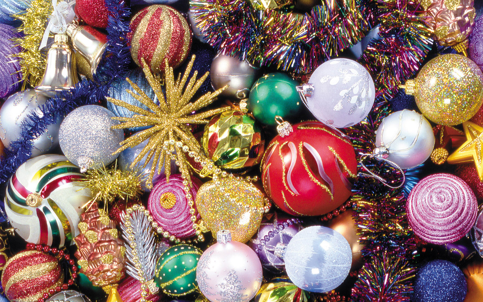 Vintage Christmas Ornaments Desktop Backgrounds - HD Wallpaper 
