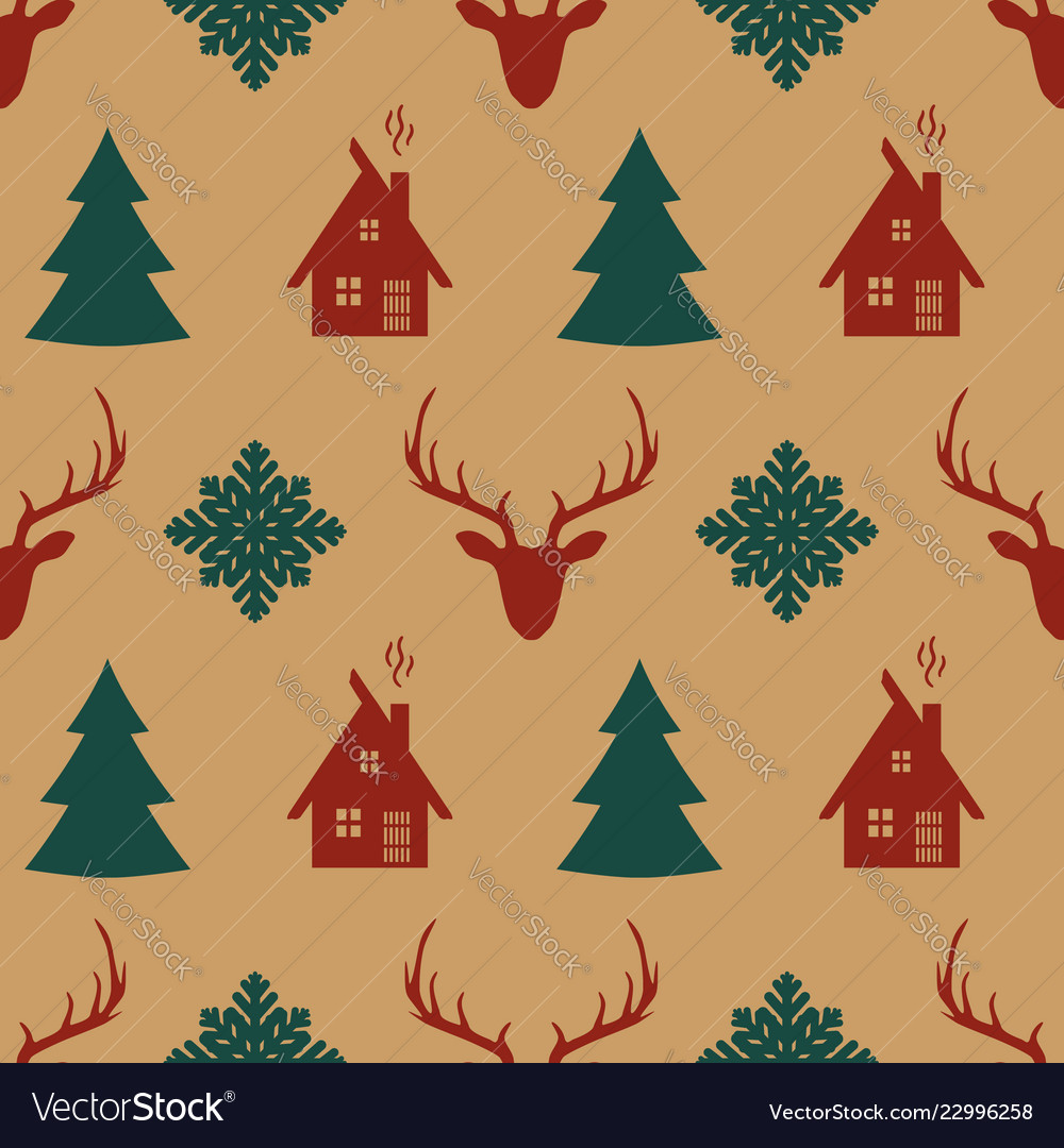Ornament Wallpaper Christmas Pattern - HD Wallpaper 