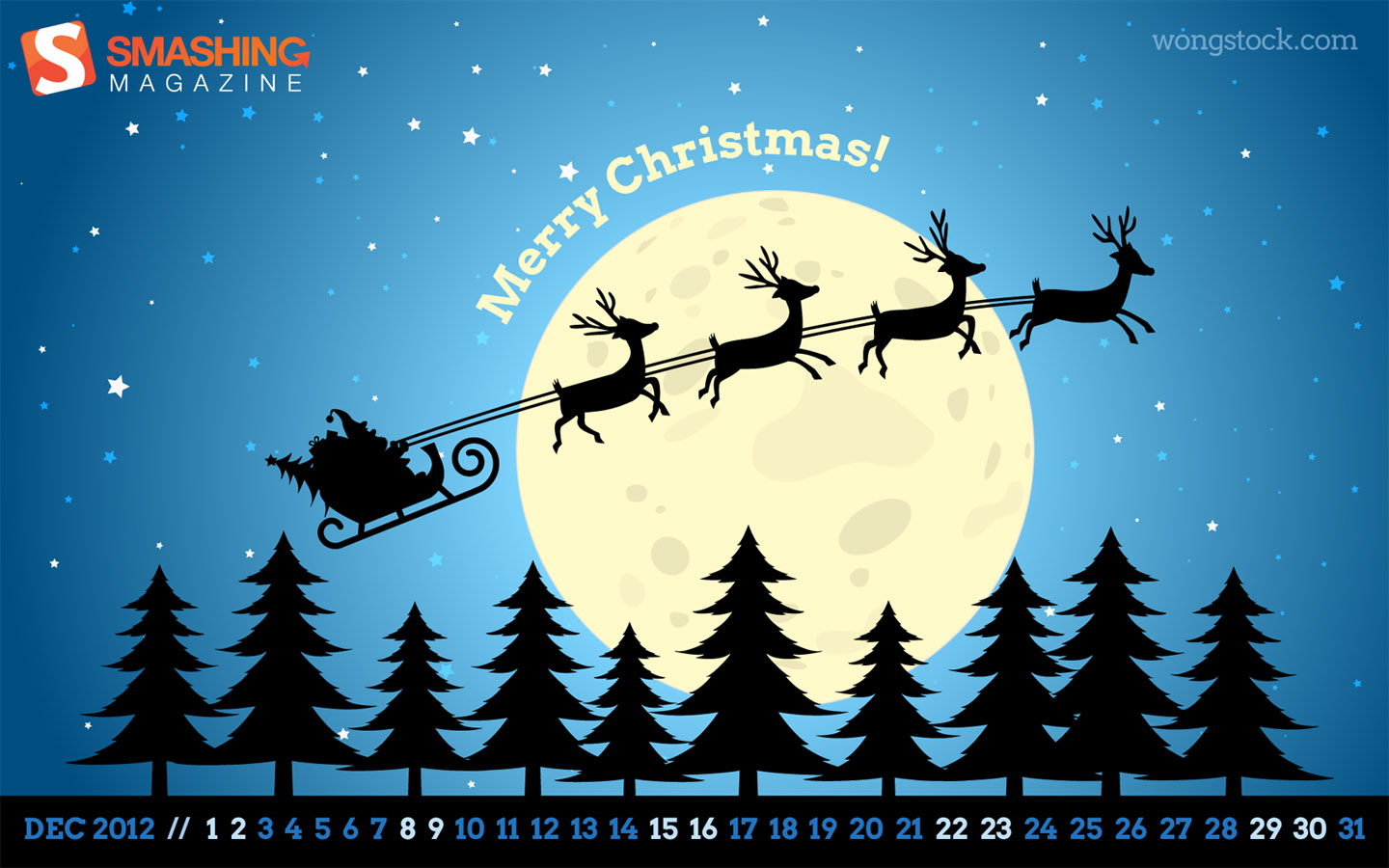 Years Christmas Theme Calendar Wallpaper - HD Wallpaper 