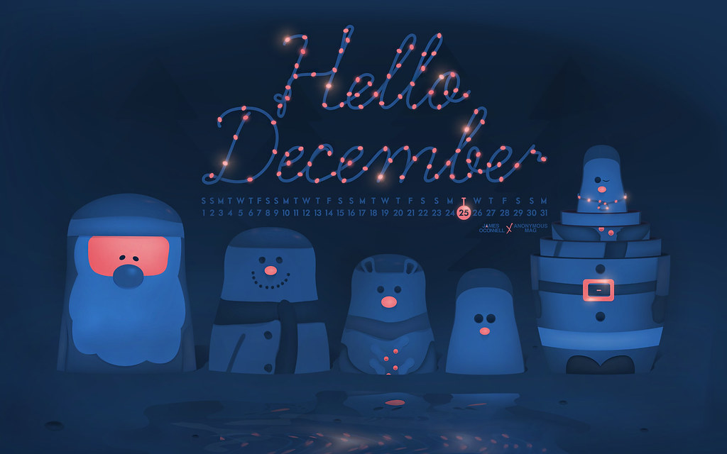 Hello December Desktop - HD Wallpaper 