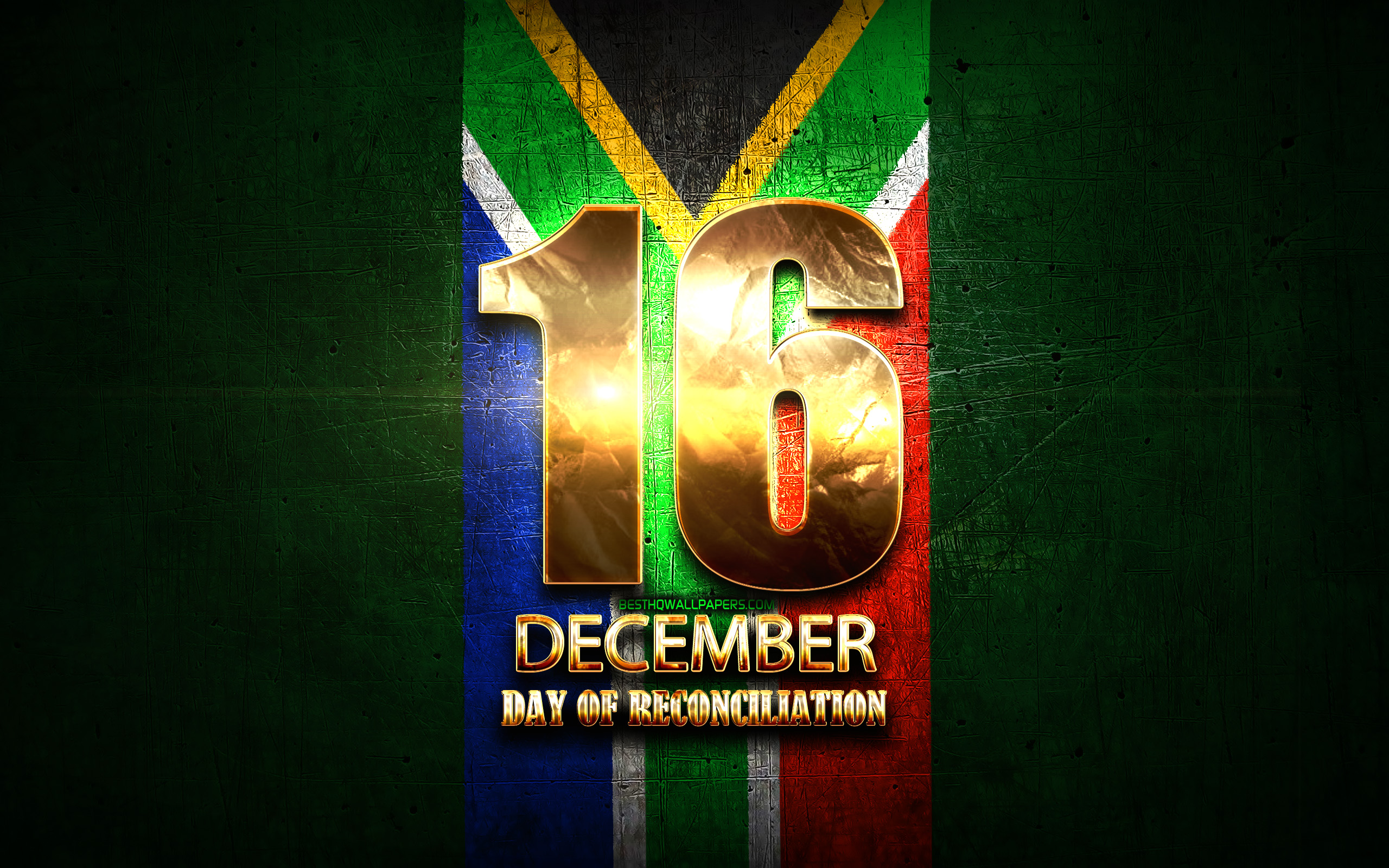 Day Of Reconciliation, December 16, Golden Signs, South - South Africa National Holidays - HD Wallpaper 