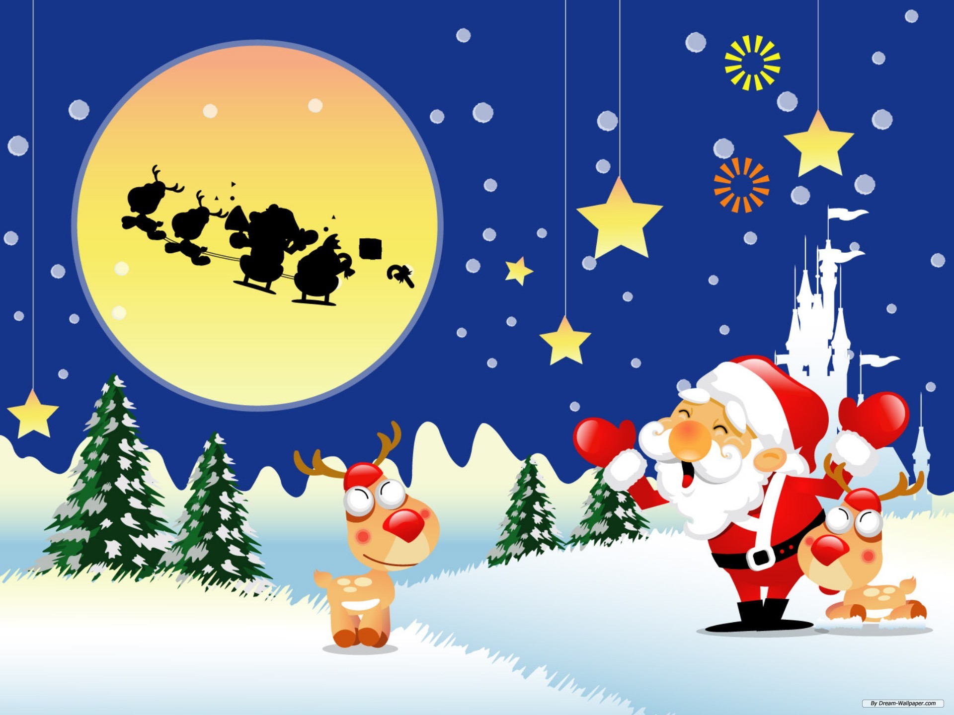 Free Holiday Wallpaper - Cute Christmas Card Design - HD Wallpaper 