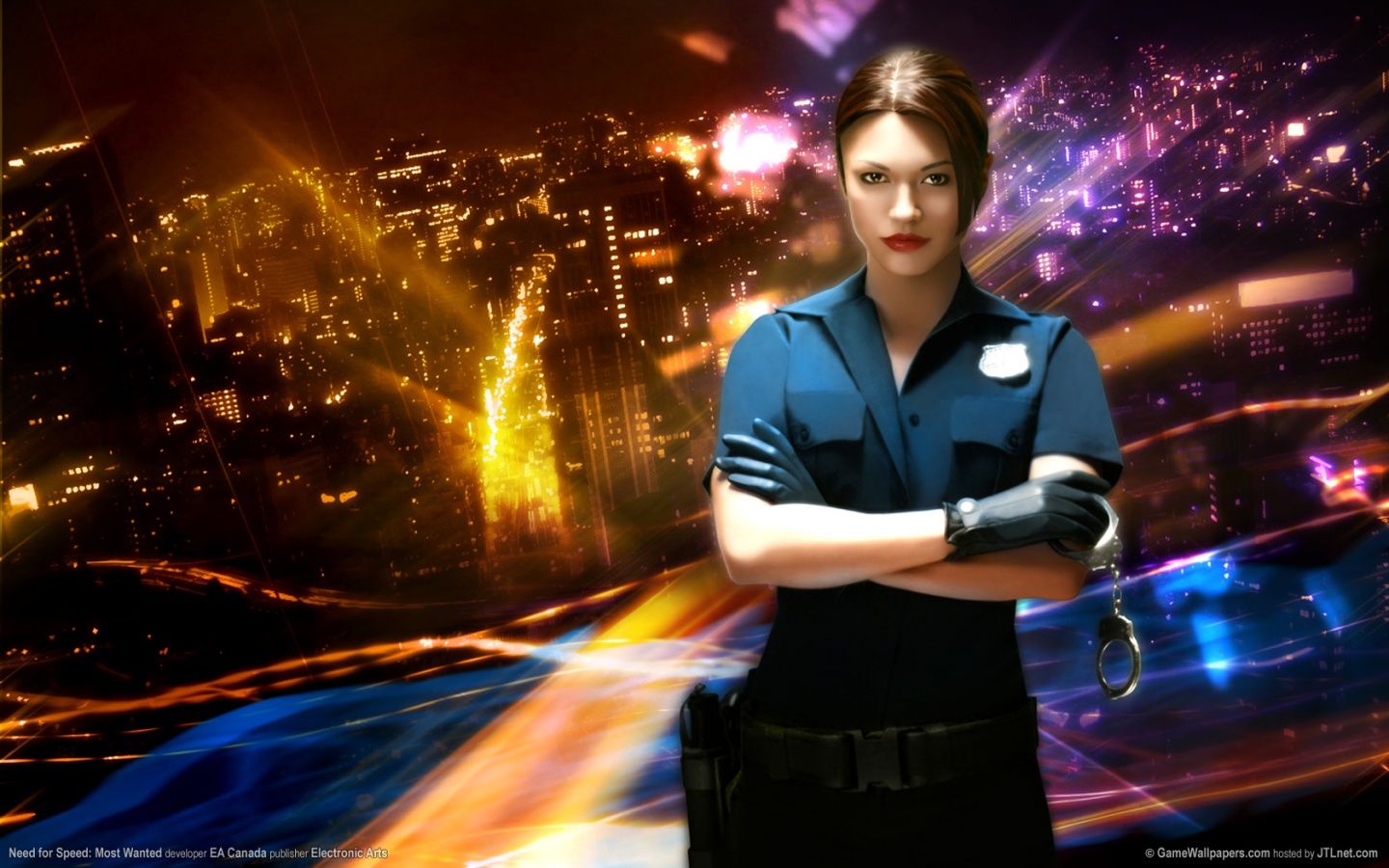 Need For Speed Most Wanted Cop Girl - HD Wallpaper 