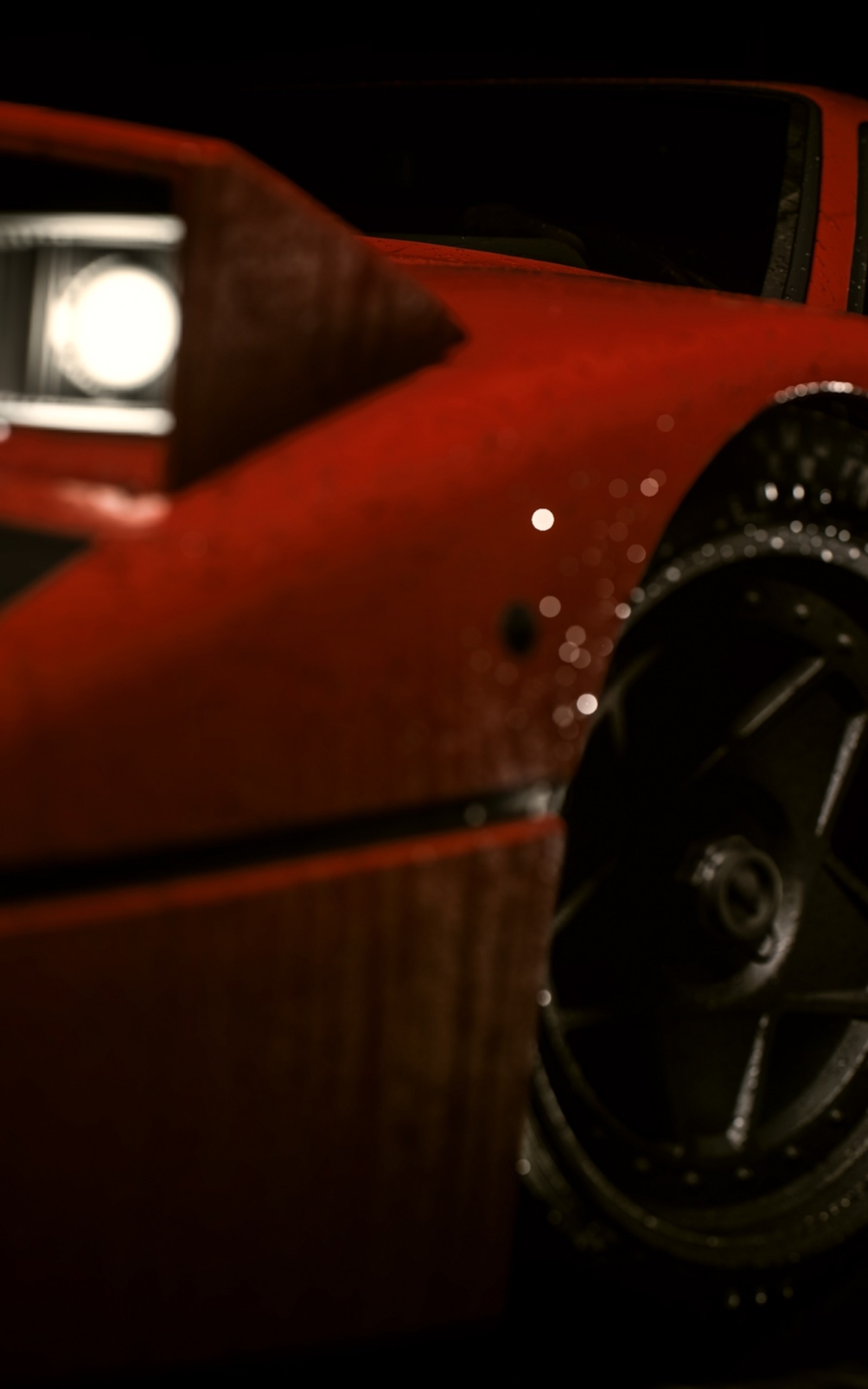 Need For Speed 2015, Ferrari, Raining, Side View - Classic Car - HD Wallpaper 