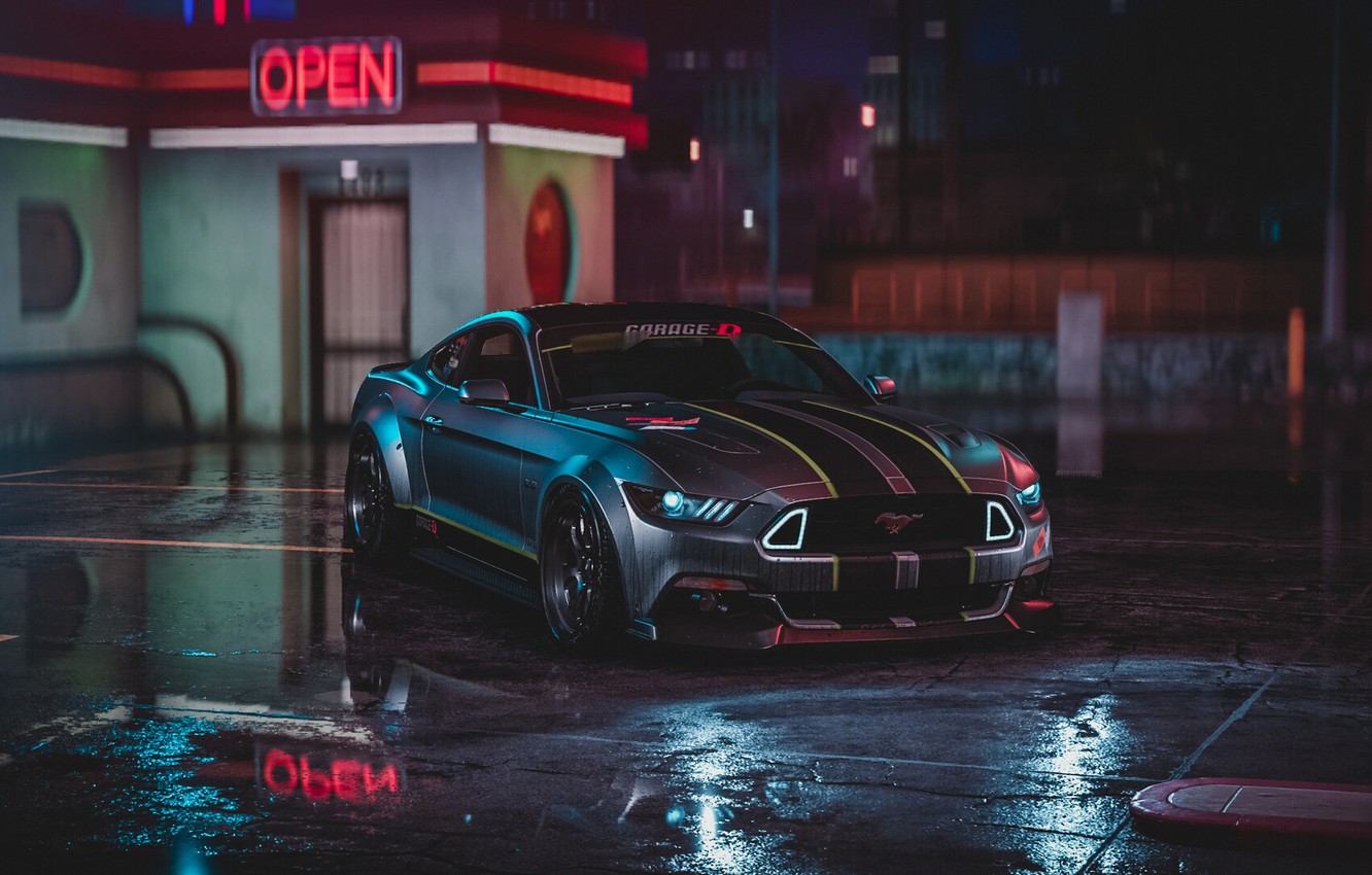 Photo Wallpaper Auto, The Game, Machine, Car, Nfs, - Mustang Gt Wallpaper 4k - HD Wallpaper 