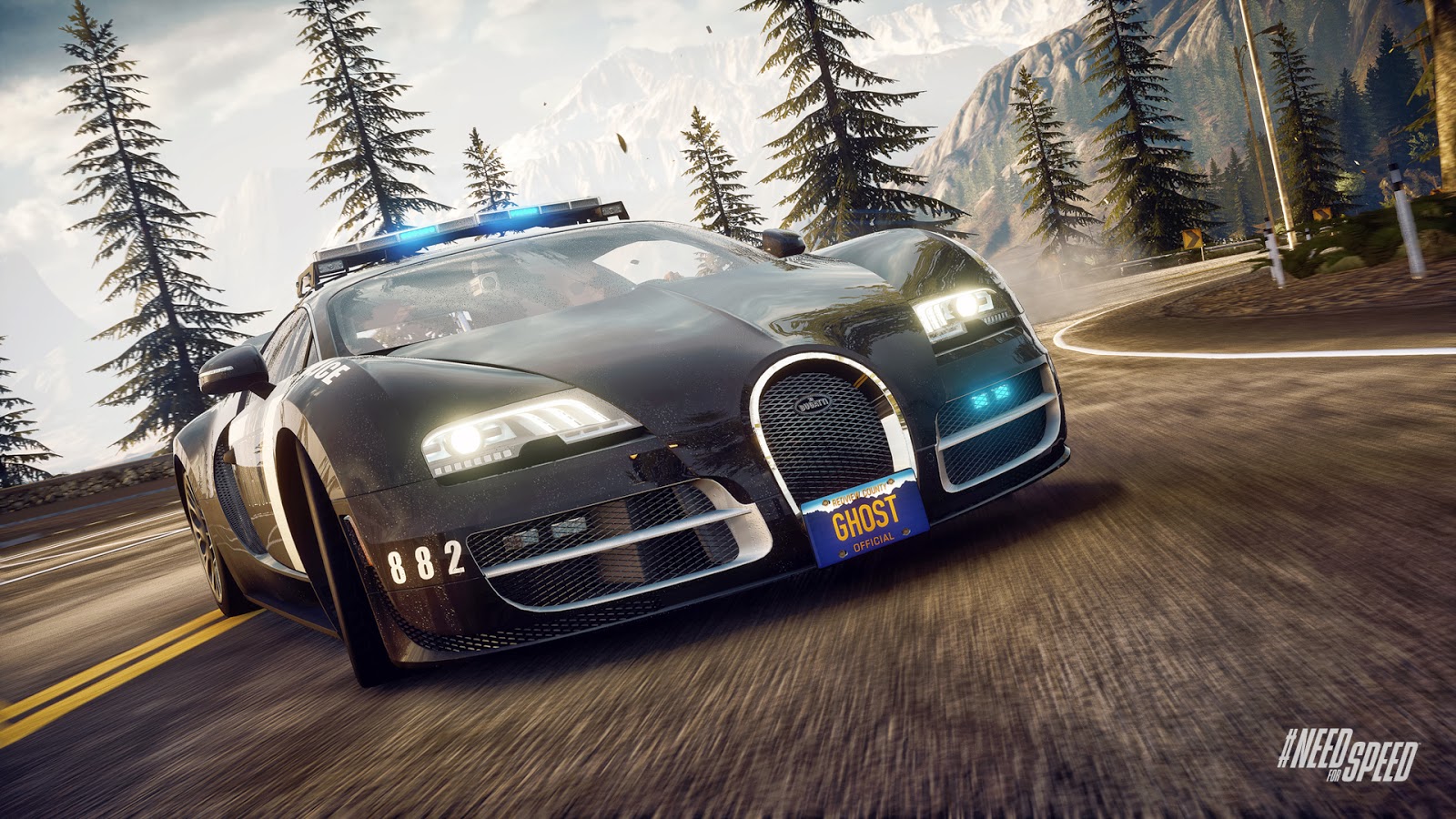 Need For Speed Rivals Bugatti Cop Car Wallpapers - Bugatti Auto Need For Speed - HD Wallpaper 