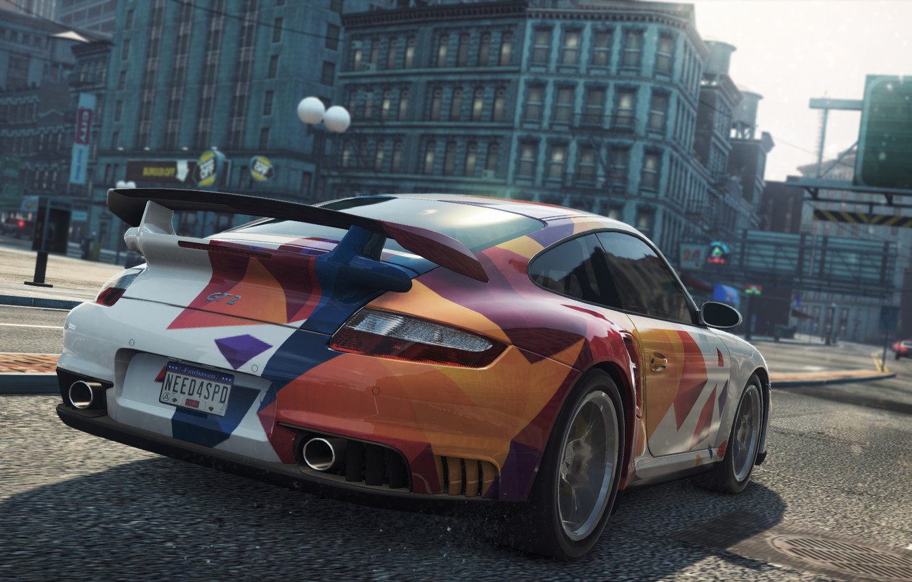 Photo Wallpaper 911, 997, Porsche, 2012, Need For Speed, - Need For Speed Most Wanted 2012 Porsche 911 Gt2 - HD Wallpaper 