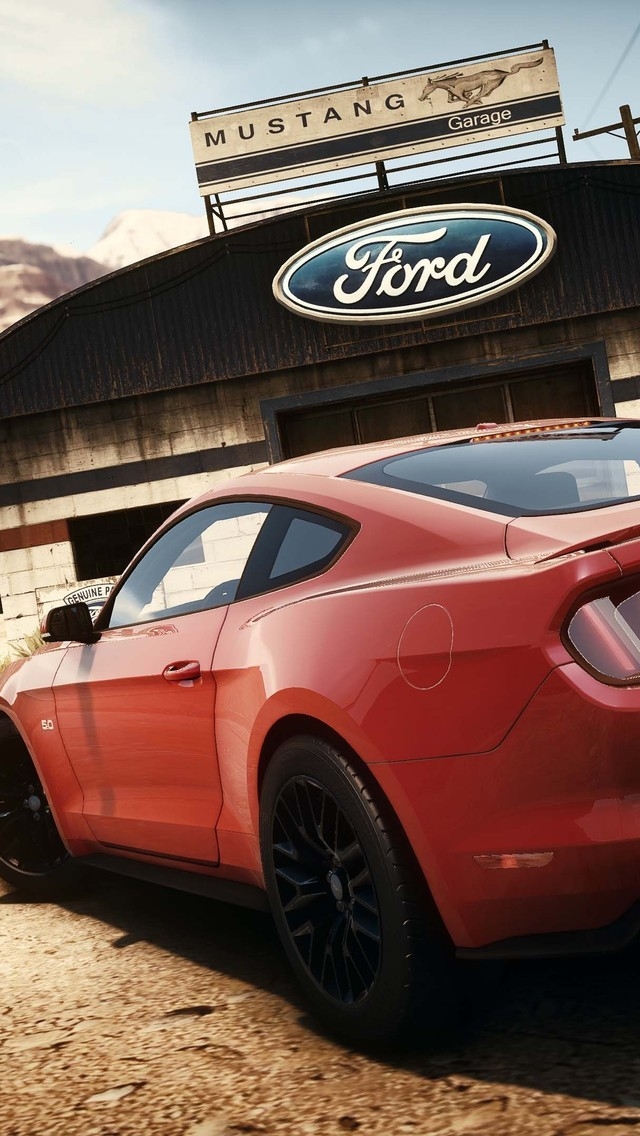 Need For Speed Ford Mustang For 640 X 1136 Iphone 5 - Ford Mustang Wallpaper In Need For Speed - HD Wallpaper 