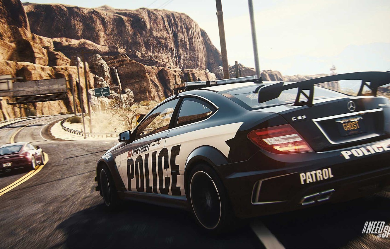 Photo Wallpaper Drift, Cars, Police, Nfs Rivals Wallpaper, - Need For Speed C63 - HD Wallpaper 