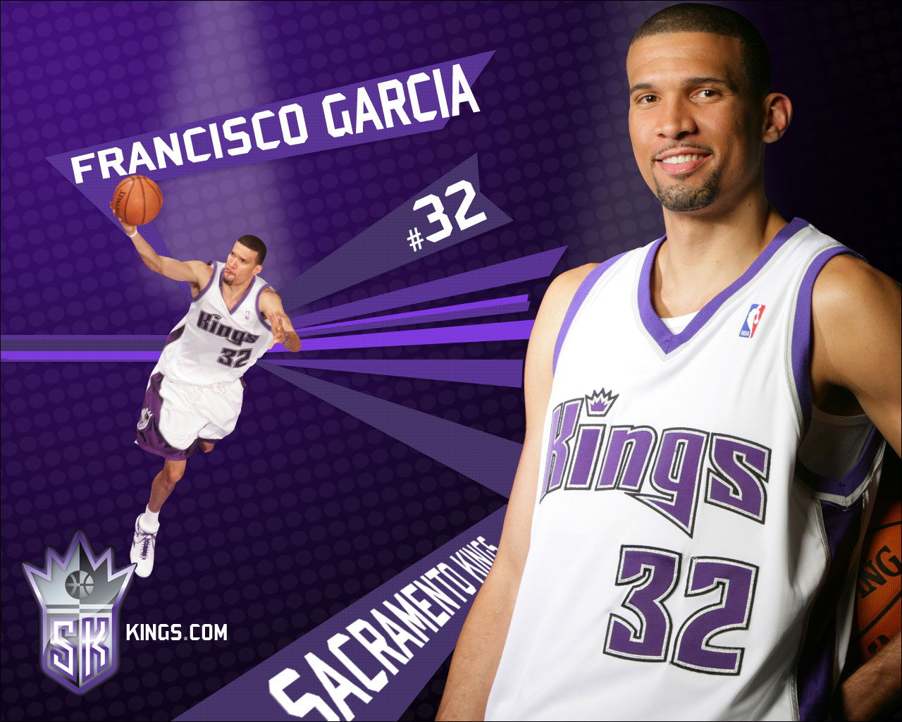 Sacramento Kings Wallpapers 1280*1024 No - Francisco Garcia Nba Player - HD Wallpaper 