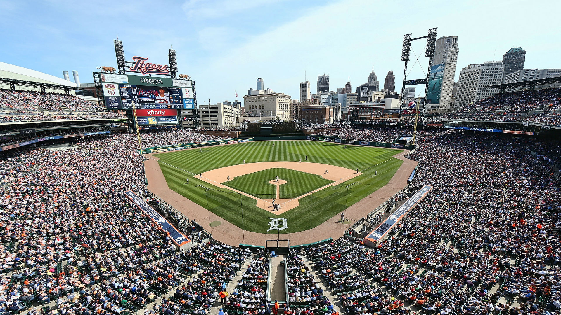 Detroit Tigers Vs Atlanta Braves Mlb - Detroit Tigers Opening Day 2020 - HD Wallpaper 