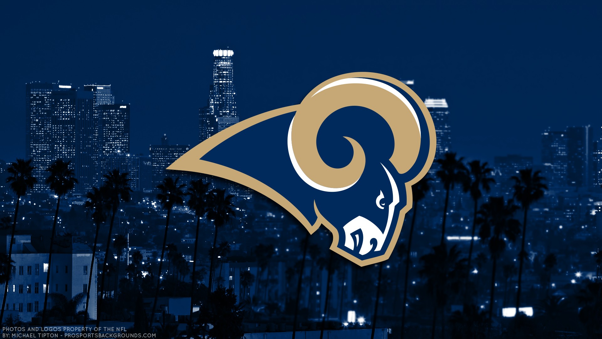 Hd Desktop Wallpaper Los Angeles Rams With Resolution - Los Angeles Rams City - HD Wallpaper 
