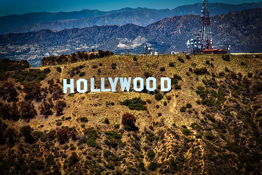 Hollywood Signage Photo, Iconic, Mountains, Los Angeles, - Los Angeles - HD Wallpaper 