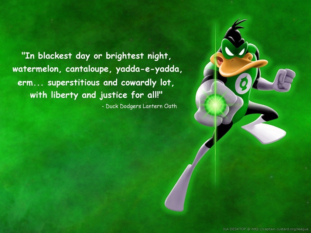 Pato Dodgers - Duck Dodgers Green Lantern - HD Wallpaper 
