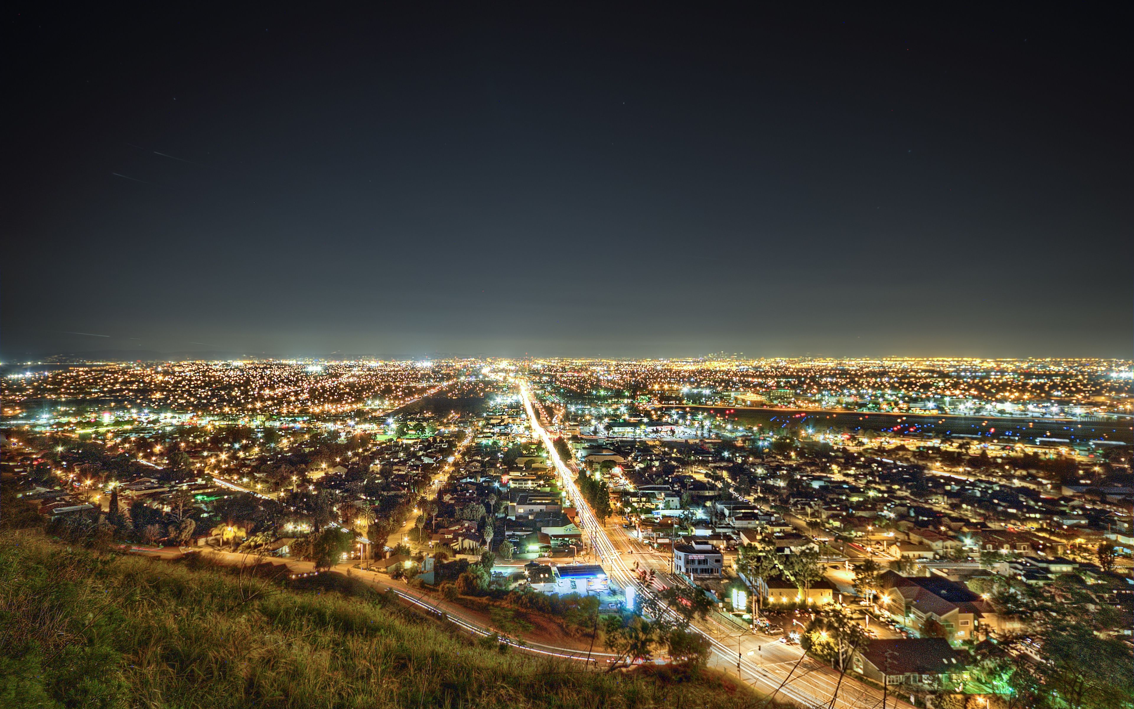 Los Angeles A Noite - HD Wallpaper 
