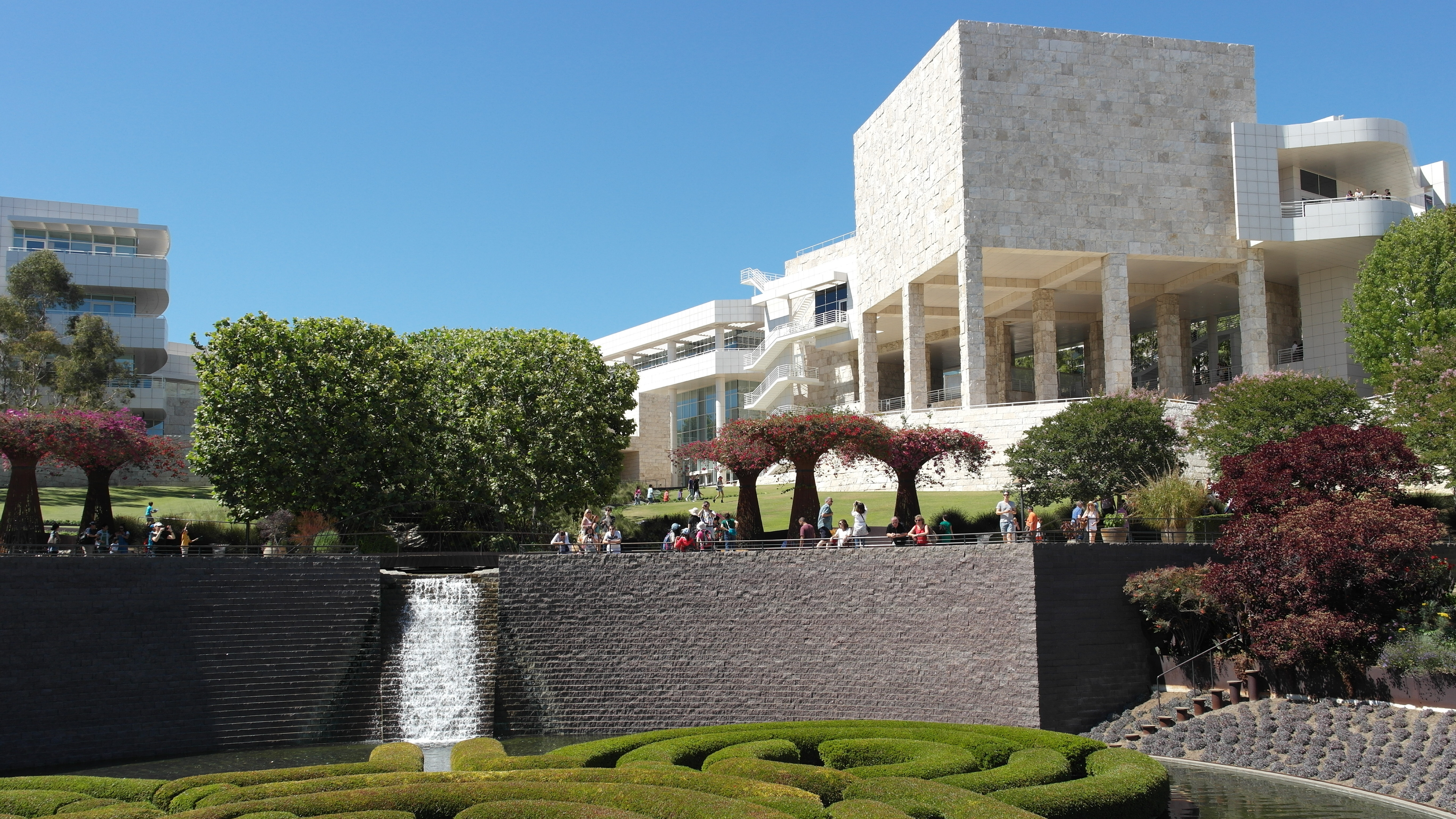 Getty Center Building Los Angeles Usa 8k Wallpaper - Getty Center - HD Wallpaper 