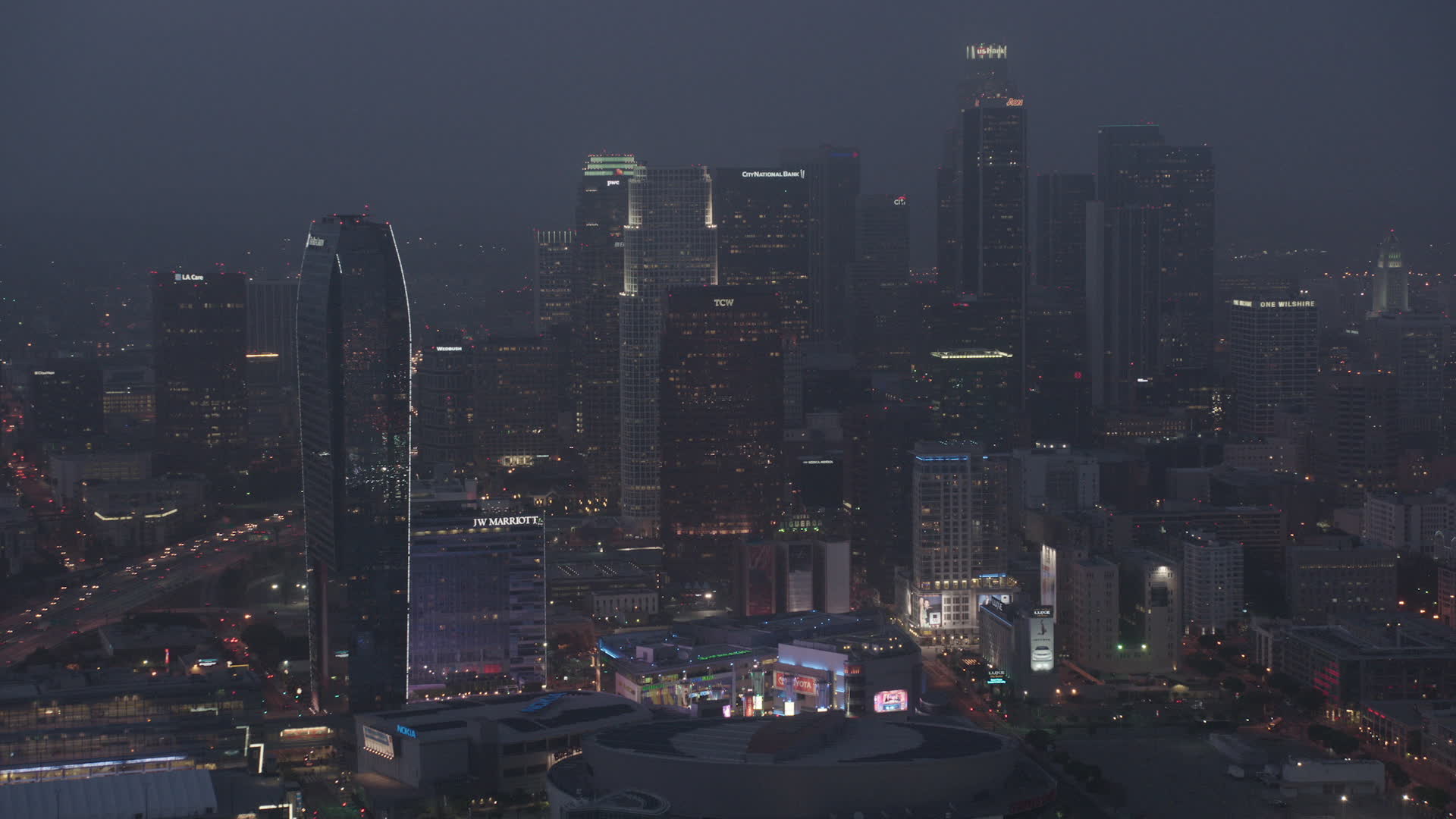 City Wallpaper Night Los Angeles 4k - HD Wallpaper 