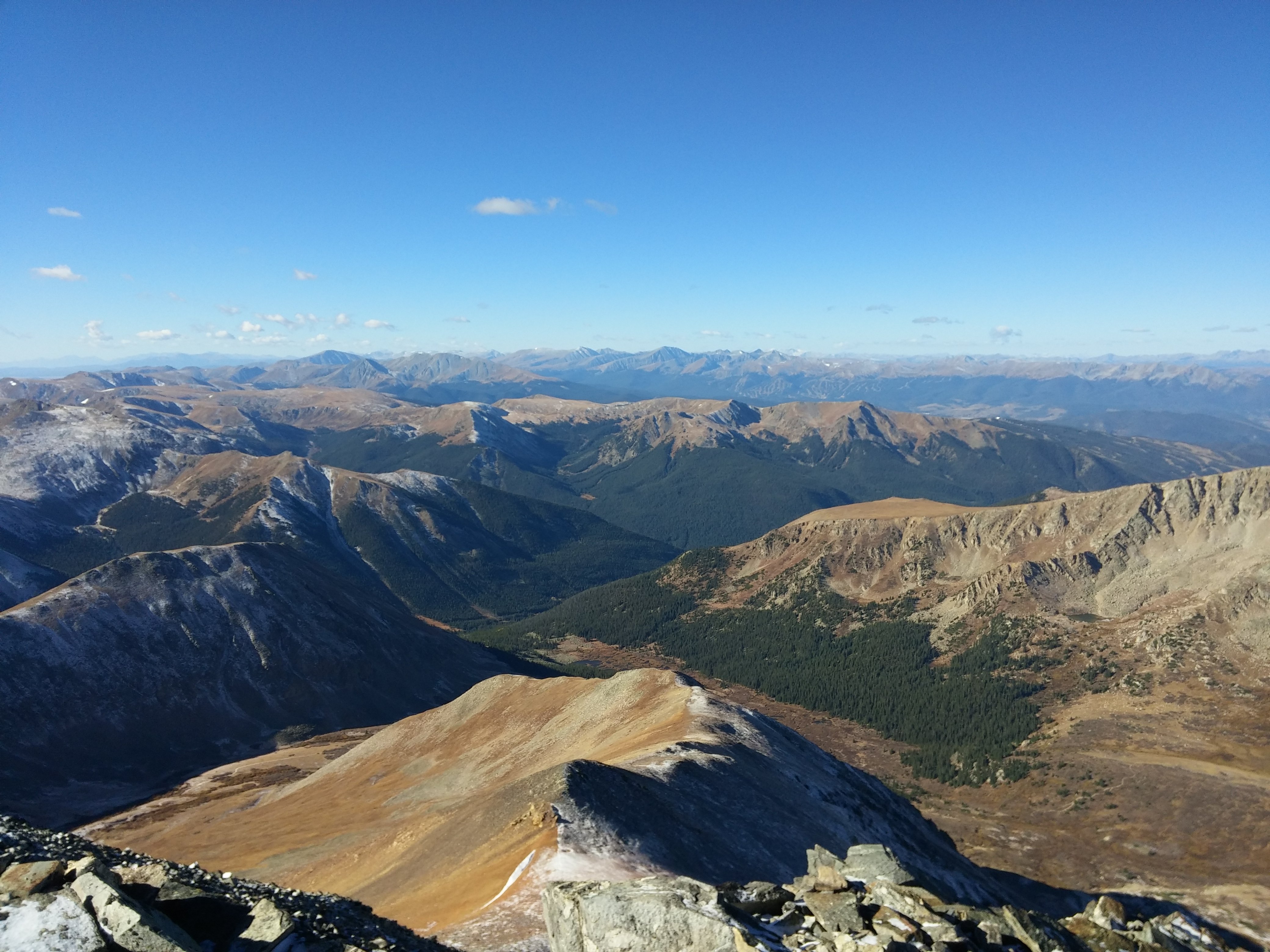 Western View Of The Rockies From The Summit Of Torreys - Grays Peak - HD Wallpaper 