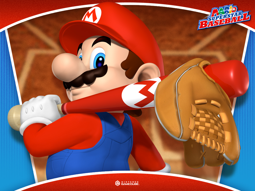 Mario Superstar Baseball Mario - HD Wallpaper 