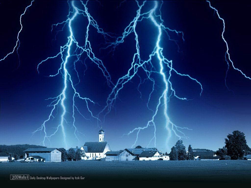 Lightning Desktop Background - HD Wallpaper 