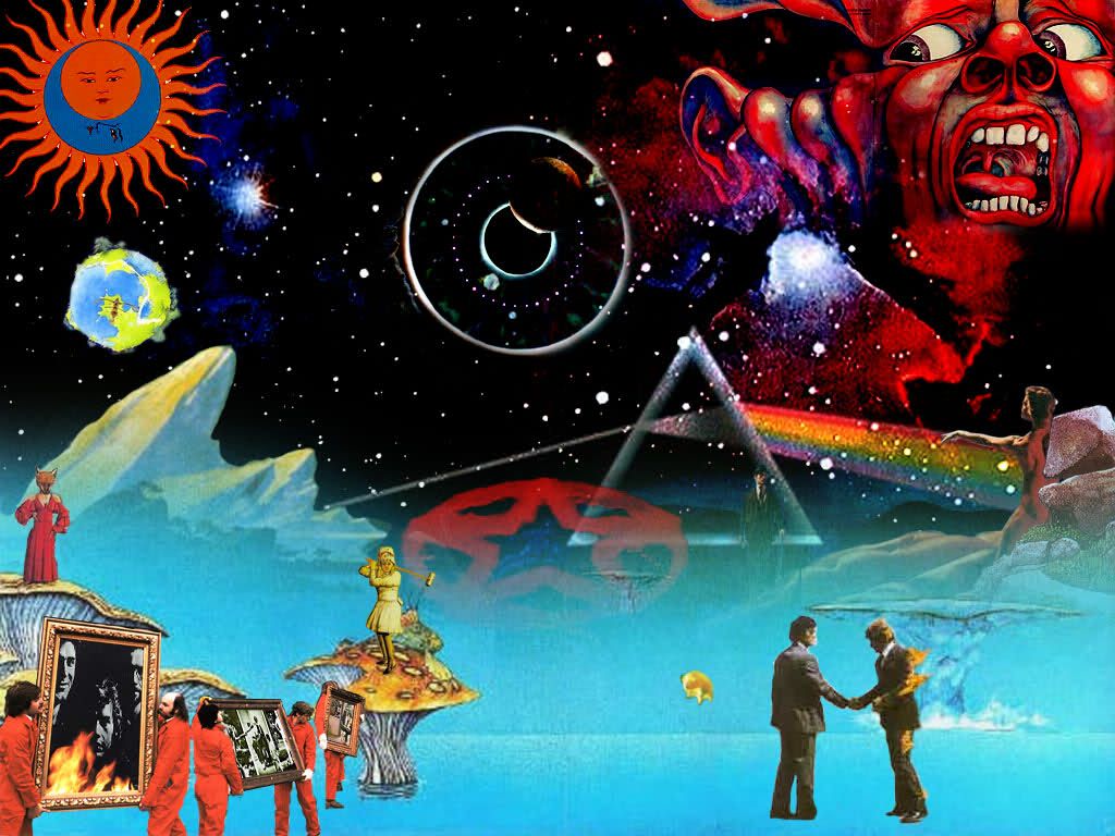 #767km2r Classic Rock Album Covers Wallpaper - Prog Rock - HD Wallpaper 