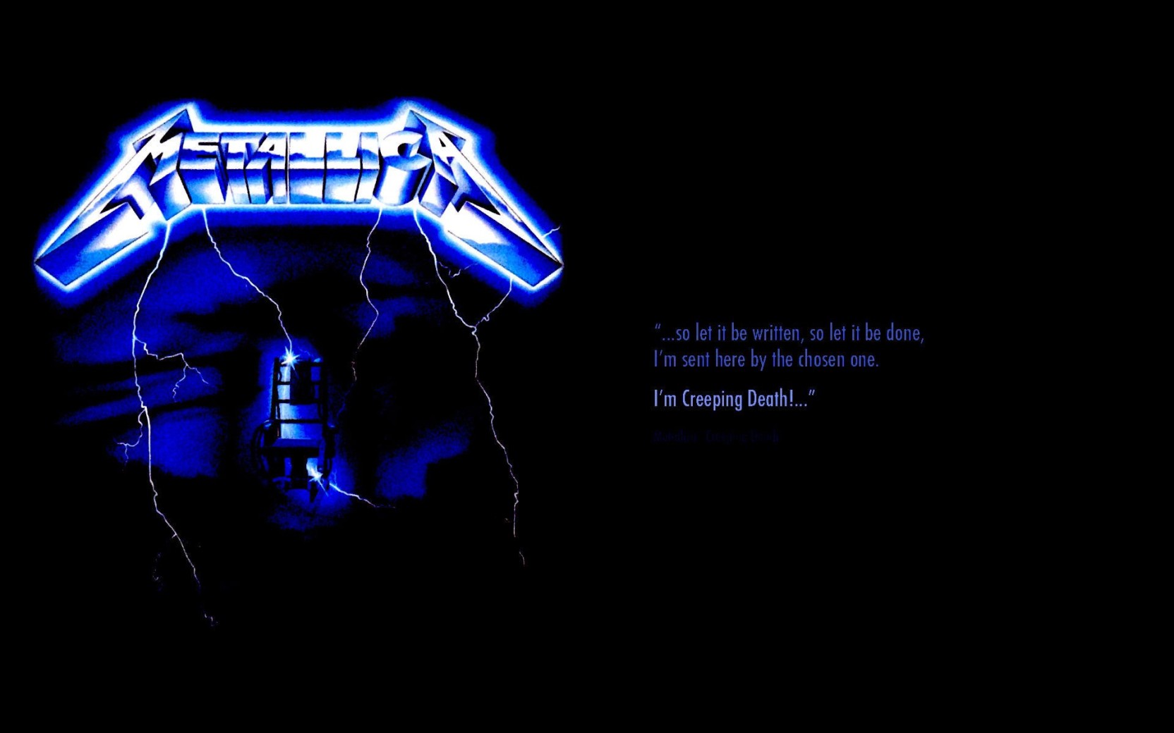 Metallica Ride The Lightning - HD Wallpaper 