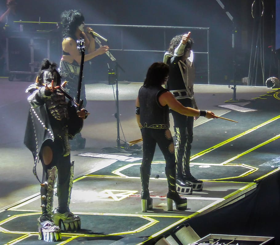 Kiss, Heavy, Rock, Metal, Rock N - HD Wallpaper 