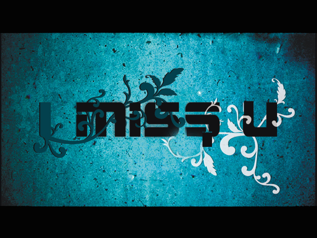 Miss U Hd Wallpaper Rocking Wallpaper - Calligraphy - HD Wallpaper 