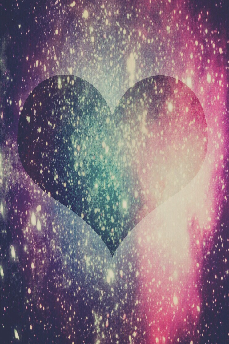 Heart, Galaxy, And Wallpaper Image - Galaxy - HD Wallpaper 