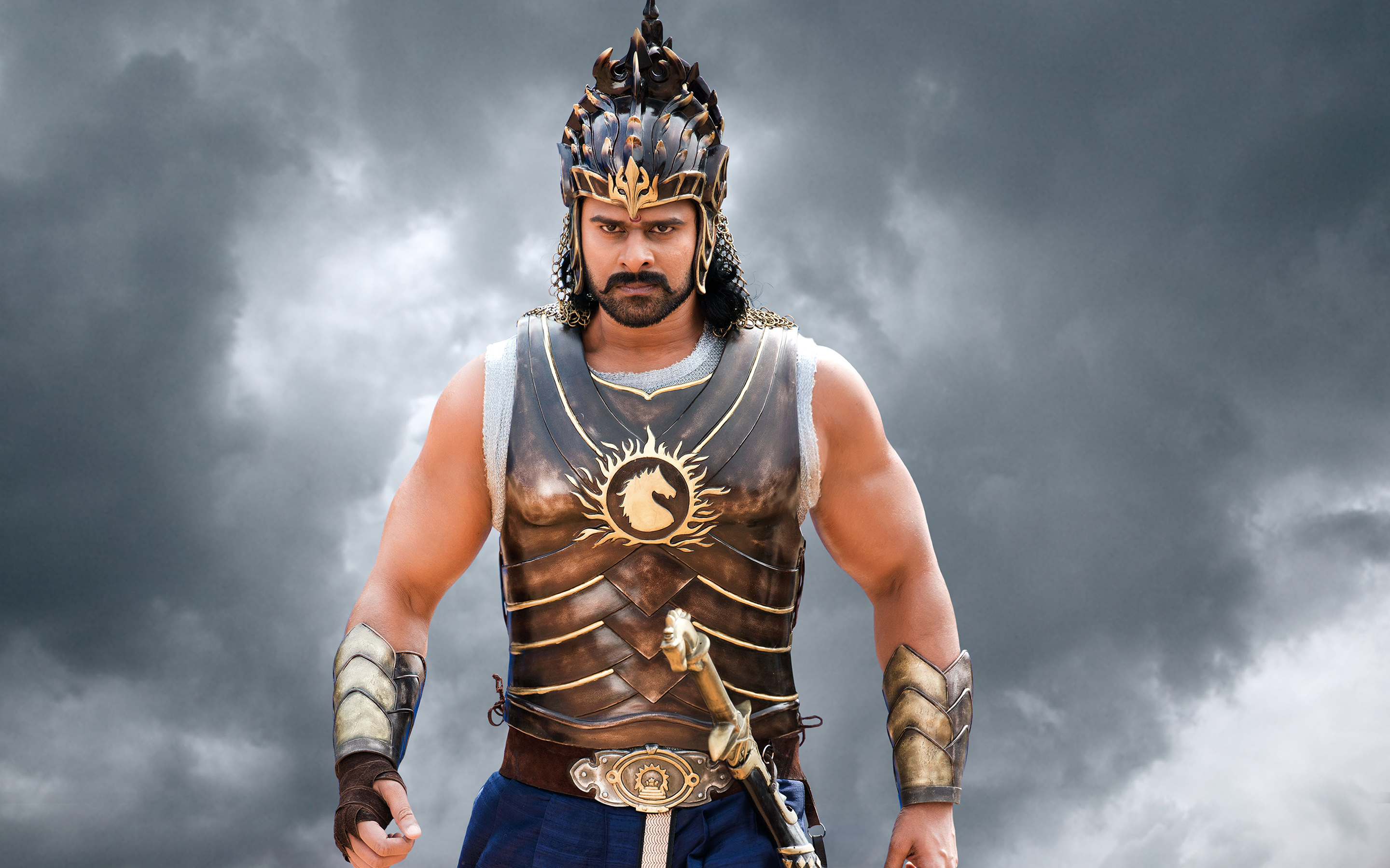 Prabhas Bahubali Part 2 Wallpaper - HD Wallpaper 
