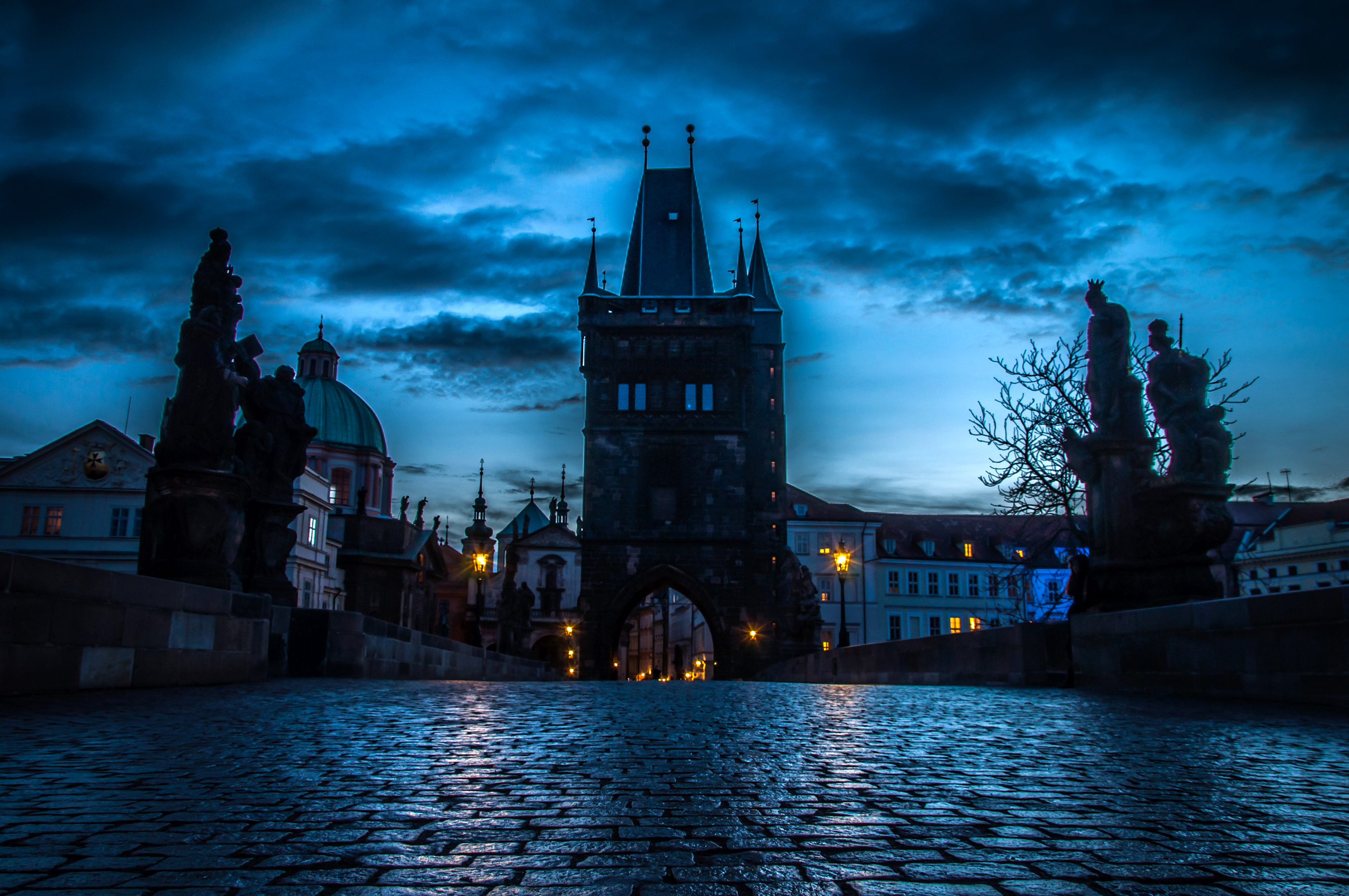 Prague Gloomy - HD Wallpaper 