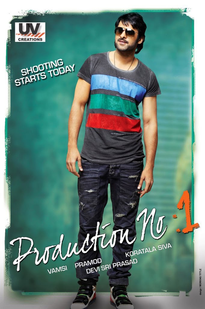 Prabhas New Movie Poster - HD Wallpaper 