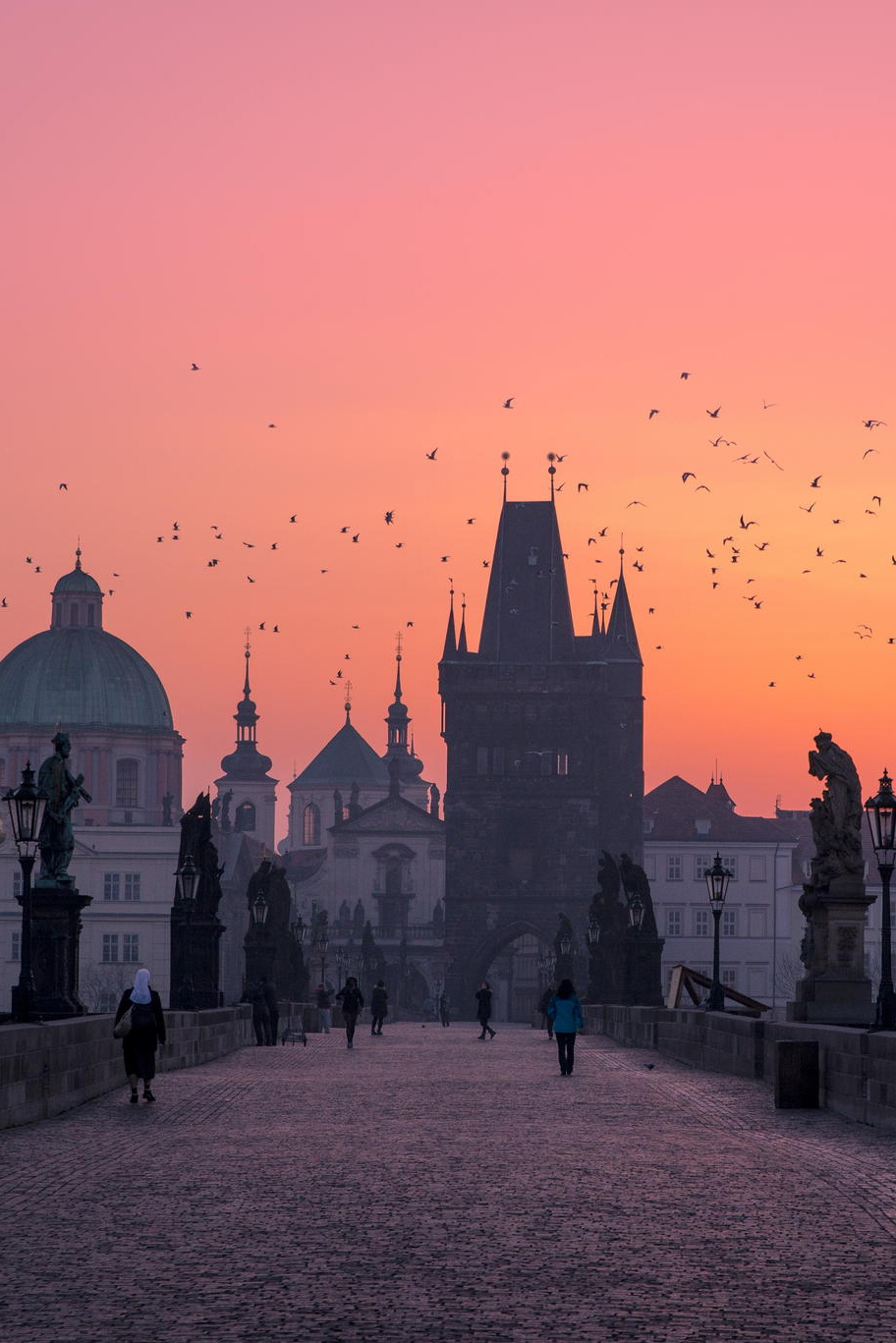 Prague Charles Bridge Architecture Tower Castle Europe Charles Bridge 912x1367 Wallpaper Teahub Io