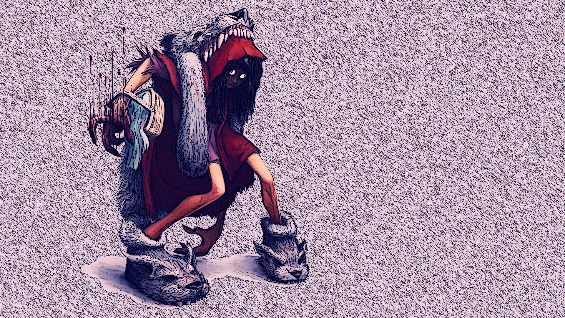 Personajes Caperucita Roja Oscuro - HD Wallpaper 