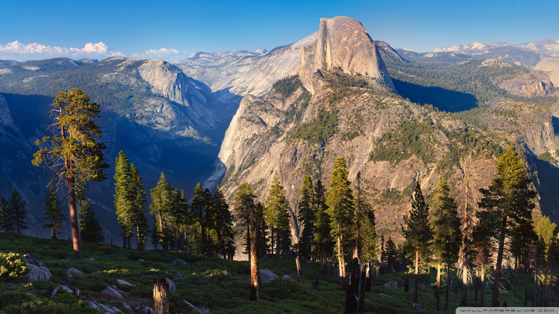 Yosemite National Park, Half Dome - HD Wallpaper 