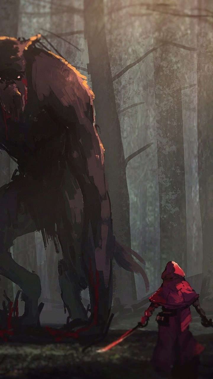 Little Red Riding Hood Iphone - HD Wallpaper 