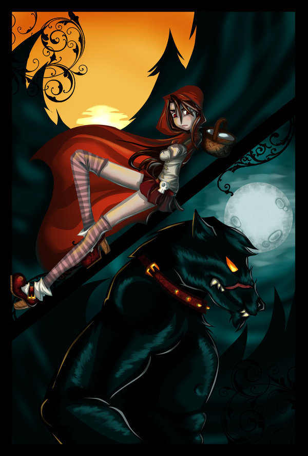 Little Red Riding Hood Wallpaper - Design - HD Wallpaper 