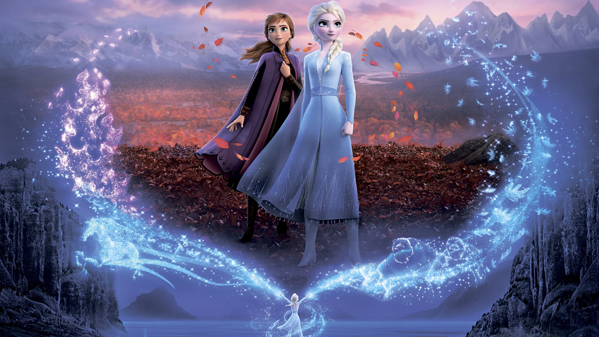 Frozen 2, Movies, 2019 Movies, Hd, Disney, Poster, - Frozen2 Elsa And Anna - HD Wallpaper 
