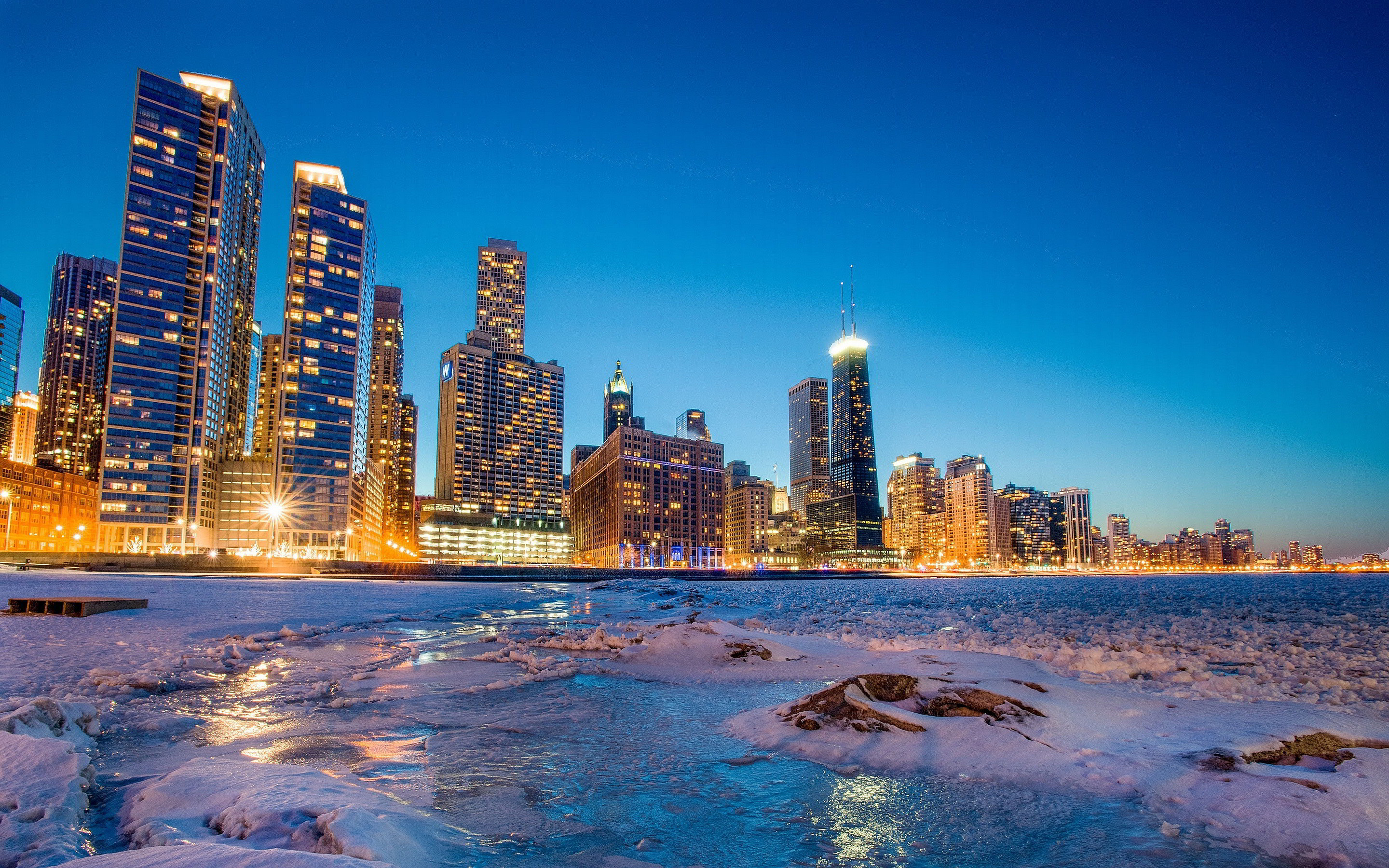 Related Wallpapers From Portland Wallpaper - Chicago Winter - HD Wallpaper 